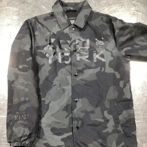 Zoo York Black Camo Coach Jacket